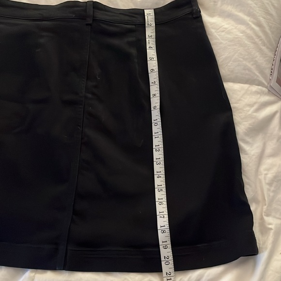 Everlane Black A-Line Patch Pocket Mini Skirt 16 - Picture 8 of 11